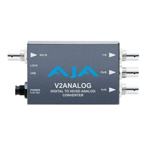  Aja AJA V2Analog HDSD-SDI to ComponentComposite Analog Mini-Converter