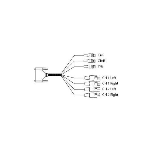  Aja AJA HD10AVA SDHD Analog Composite or Component Video & 4-Channel Analog Audio to SDHD-SDI with Embedded Audio