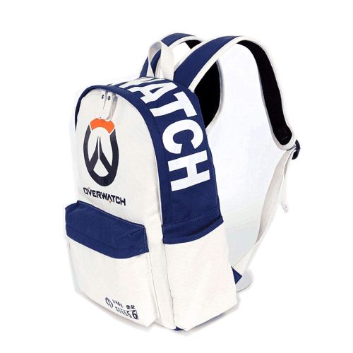  Ajpicture Overwatch D.Va Cosplay Bag Backpack Hot Game Blue&White Cool Bag for Teenagers