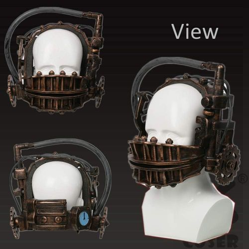  할로윈 용품Ajpicture XCOSER Saw Reverse Bear Trap Bronze Soft Resin Mask The Jaw Trap Horror Saw Franchise Trap Halloween Cosplay Mask Collectibles