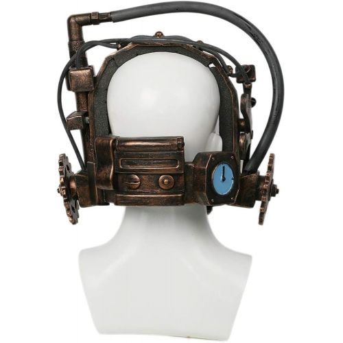  할로윈 용품Ajpicture XCOSER Saw Reverse Bear Trap Bronze Soft Resin Mask The Jaw Trap Horror Saw Franchise Trap Halloween Cosplay Mask Collectibles