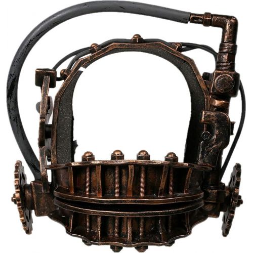  할로윈 용품Ajpicture XCOSER Saw Reverse Bear Trap Bronze Soft Resin Mask The Jaw Trap Horror Saw Franchise Trap Halloween Cosplay Mask Collectibles