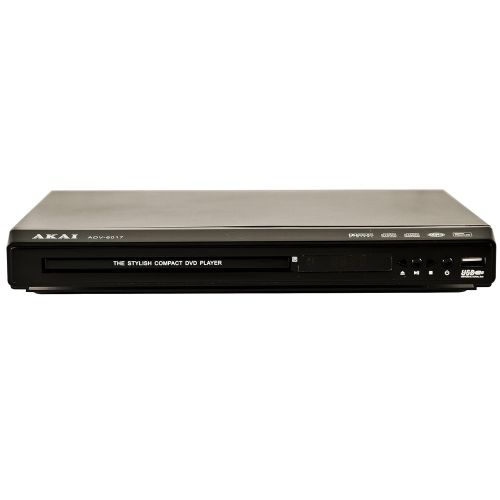  Akai ADV-6017- All Region Codefree Multi-System DVD Player 110220V Worldwide Use. Plays DVD, SVCD, VCD, MP3, JPEG on Any TV - Remote