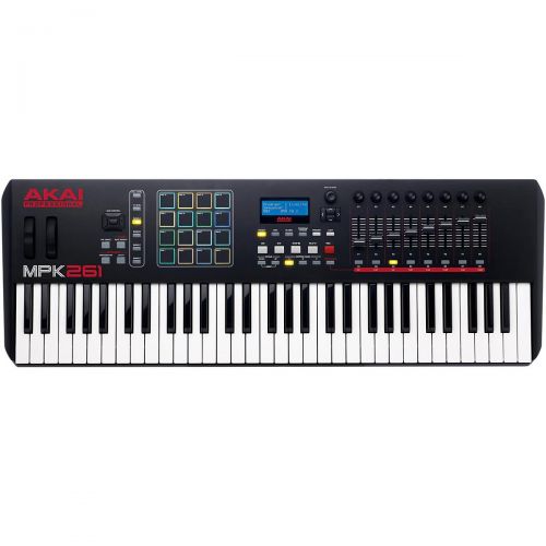  Akai Professional},description:The Akai Professional MPK261 is a performance pad and keyboard controller that combines deep software integration, enhanced workflow, and core techno