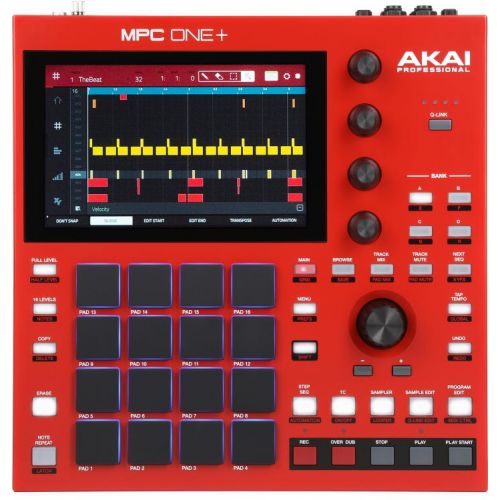  Akai Professional MPCOne Plus With 4 Stereo Breakout Cables