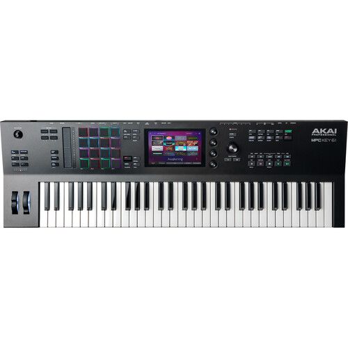  Akai Professional MPC Key 61 Standalone Keyboard Workstation with Sampler and Sequencer