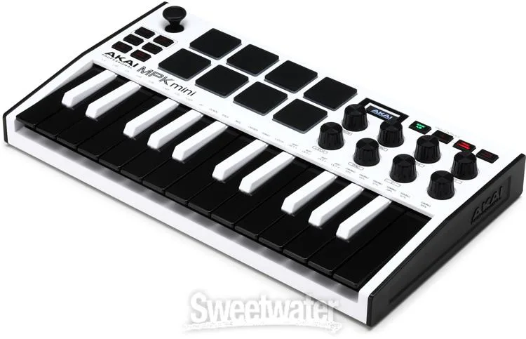  Akai Professional MPK Mini MK III Limited Edition White 25-key Keyboard Controller