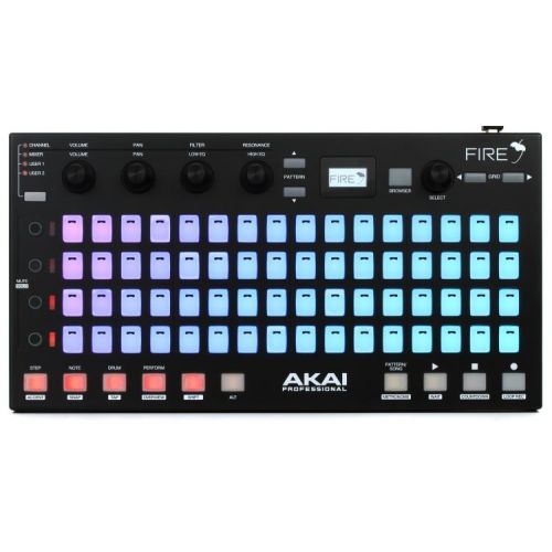  Akai Professional Fire Grid Controller with FL Studio Producer Edition Bundle