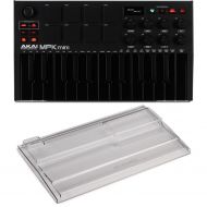 Akai Professional MPK Mini MK III Limited Edition Black on Black 25-key Keyboard Controller with Decksaver Cover