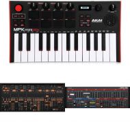 Akai Professional MPK Mini Play3 25-key Portable Keyboard MIDI Controller and Synthesizer Plug-ins Bundle