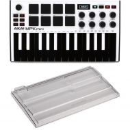 Akai Professional MPK Mini MK III Limited Edition White 25-key Keyboard Controller with Decksaver Cover