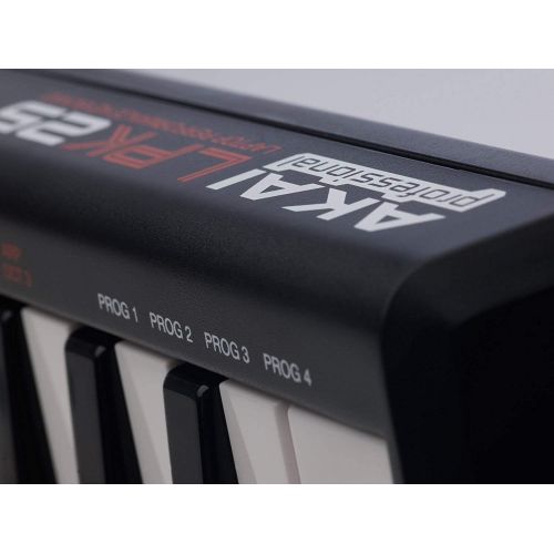  AKAI Professional LPK25 | USB-Powered MIDI Keyboard with 25 Velocity-Sensitive Synth Action Keys for Laptops (Mac & PC), Editing Software Included