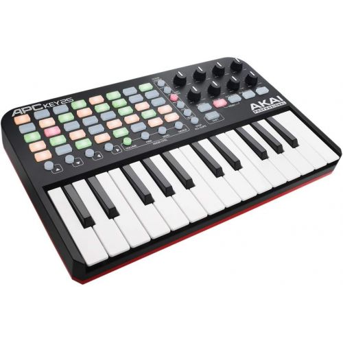  AKAI Professional APC Key 25 | USB MIDI Keyboard Controller featuring 25 Piano Style Keys, 40 Buttons and 8 Assignable Encoders, for Ableton Live