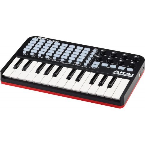  AKAI Professional APC Key 25 | USB MIDI Keyboard Controller featuring 25 Piano Style Keys, 40 Buttons and 8 Assignable Encoders, for Ableton Live