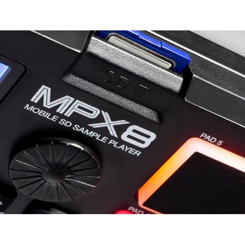  [아마존베스트]Akai Professional MPX8 | Portable Sample Pad Controller With 8 Performance-Ready Pads & On-Board SD Card Slot