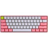 AkkoXDucky BOYI 60% Mechanical Gaming Keyboard,BOYI 61 Mini RGB Cherry MX Switch PBT Keycap RGB Mechanical Gaming Keyboard (Pink Color, Cherry Red Switch)