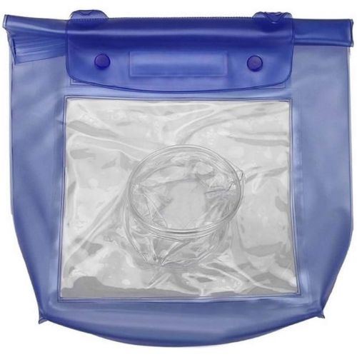  AkoMatial PVC Underwater 20M DSLR SLR Waterproof Housing Camera Case Dry Bag for Canon Nikon(Camera is not Included.) Blue