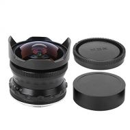 Akozon Fisheye Lens 7.5mm F2.8 Fisheye Mirrorless Camera Lens Upgrade Optimize Imaging Z Mount for Nikon Z6 Z7 Z50(Black)