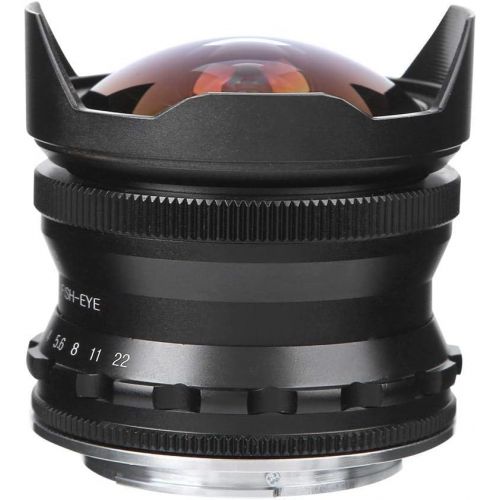  Akozon Fisheye Lens 7.5mm F2.8 Fisheye Mirrorless Camera Lens Upgrade Optimize Imaging Z Mount for Nikon Z6 Z7 Z50(Black)