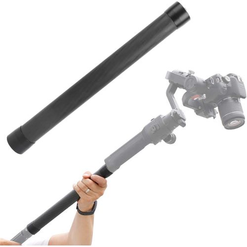  Akozon Extension Rod for Gimbal 36cm Carbon Fiber Lightweight Triaxial Stabilizer Lengthen Selfie Stick 1/4-inch 3/8-inch Screw for Zhiyun/for Feiyutech/for DJI/for VILTA?M/for MOZ