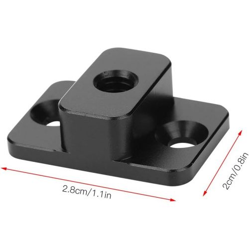  Akozon Mounting Plate Stabilizer Mount Plate Aluminium Alloy Camera External Mounting Plate with Fittings Monitor Holder for DJI Ronin S for Ronin s Cable Ronin s Ronin Monitor Support Gi