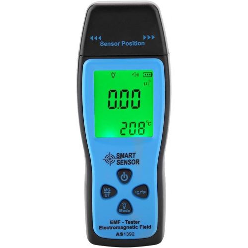  [아마존베스트]EMF Meter, Akozon EMF Meter Handheld Mini Digital LCD Electromagnetic Field Radiation Detector Dosimeter Tester Counter