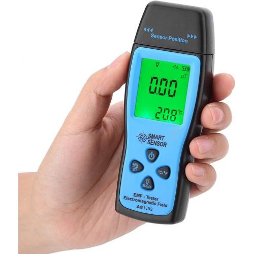 [아마존베스트]EMF Meter, Akozon EMF Meter Handheld Mini Digital LCD Electromagnetic Field Radiation Detector Dosimeter Tester Counter