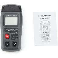 [아마존베스트]Akozon Wood Moisture Meter MT-10 Wood Moisture Detector LCD Two Pins Digital Paper Tree Humidity Tester 4 Calibrated Wood Groups Auto Off 0% - 99.9%