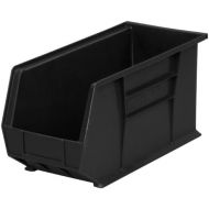 [아마존베스트]Akro-Mils 30265 AkroBins Plastic Storage Bin Hanging Stacking Containers, (18-Inch x 8.25-Inch x 9-Inch), Black, (6-Pack) (30265BLACK)