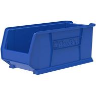 [아마존베스트]Akro-Mils 30287 Super-Size AkroBin Heavy Duty Stackable Storage Bin Plastic Container, (24-Inch L x 11-Inch W x 10-Inch H), Blue, (4-Pack)