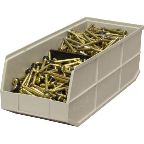  Akro-Mils 30358 1800 Series Plastic Stacking Akro Bin, 20-12-Inch Long by 11-Inch Wide by 7-Inch Deep, Beige, Case of 6