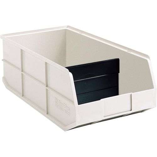  Akro-Mils 30358 1800 Series Plastic Stacking Akro Bin, 20-12-Inch Long by 11-Inch Wide by 7-Inch Deep, Beige, Case of 6