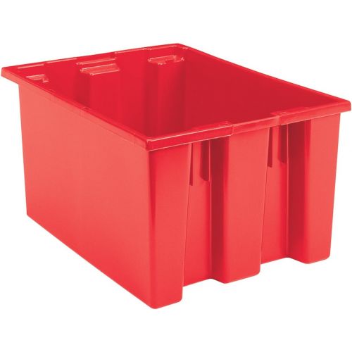  Akro-Mils 35300SCLAR Nest and Stack Plastic Storage and Distribution Tote (Case of 3), Clear, 29.5 L x 19.5 W x 15 H