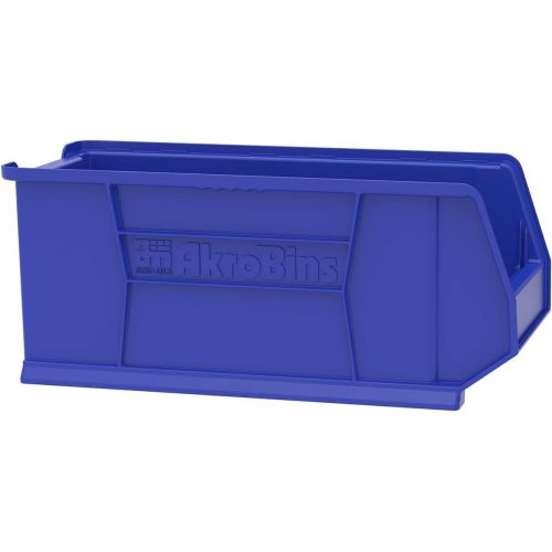  Akro-Mils 30287GREY Super Size Plastic Stacking Storage, 24-Inch x 11-Inch x 10-Inch, Grey, Case of 4