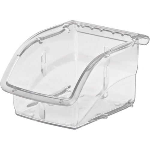  Akro-Mils 305A1 Insight Ultra-Clear Plastic Hanging and Stacking Storage Bin, 5-38-Inch Long by 4-18-Inch Wide by 3-14-Inch Wide, Case of 16