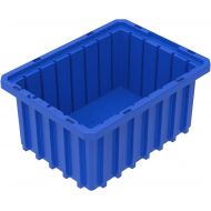Akro-Mils 33105 10-78-Inch L by 8-14-Inch W by 5-Inch H Clear Akro-Grid Slotted Divider Plastic Tote Box, 20-Pack