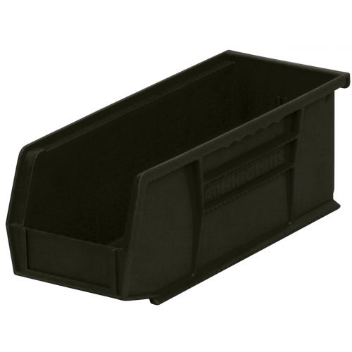  Akro-Mils 30240 15-Inch by 8-Inch by 7-Inch Plastic Storage Stacking Hanging ESD Akro Bin, Black, Case of 12