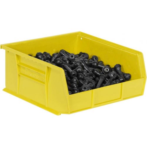  Akro-Mils 30235 Plastic Storage Stacking Hanging Akro Bin, 11-Inch by 11-Inch by 5-Inch, Stone, Case of 6