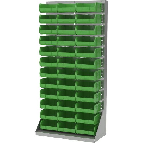  Akro-Mils 30235 Plastic Storage Stacking Hanging Akro Bin, 11-Inch by 11-Inch by 5-Inch, Stone, Case of 6