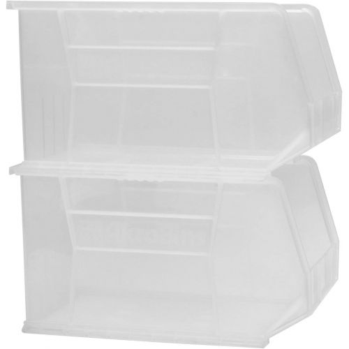 Akro-Mils 30260 Plastic Storage Stacking Hanging Akro Bin, 18-Inch by 11-Inch by 10-Inch, Blue, Case of 6