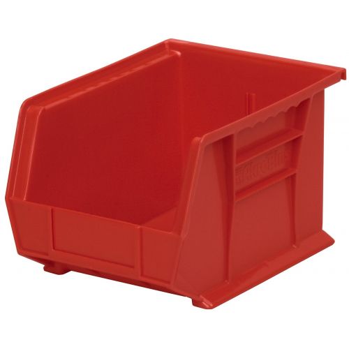  Akro-Mils 30239 Plastic Storage Stacking Hanging Akro Bin, 11-Inch by 8-Inch by 7-Inch, Red, Case of 6