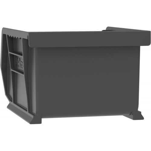  Akro-Mils 30220 7-Inch by 4-Inch by 3-Inch Plastic Storage Stacking Hanging ESD Akro Bin, Black, Case of 24