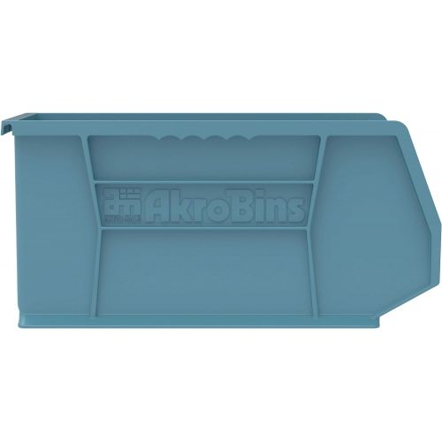  Akro-Mils 30240 Plastic Storage Stacking Hanging Akro Bin, 15-Inch by 8-Inch by 7-Inch, Blue, Case of 12