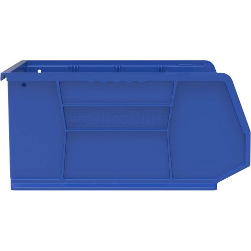  Akro-Mils 30250 Plastic Storage Stacking AkroBin, 15 16 7-Inch, Blue, Case of 6, Inch Inch by 7-Inch