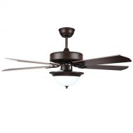 Akron Fire Akronfire Contemporary Ceiling Fan for Garnish Kitchen Bedroom Hotel Rooms Remote Control Modern Simple 42 Inch Fan Light