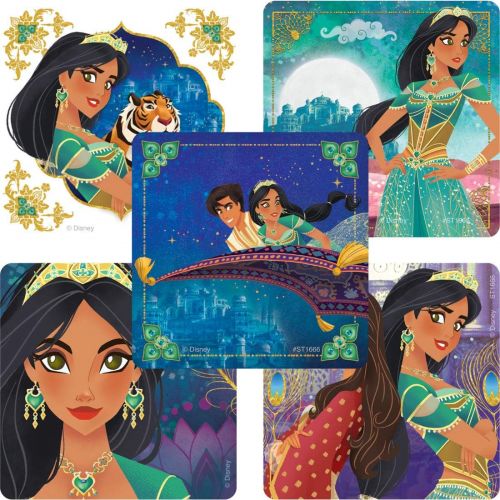  Aladdin: Princess Jasmine Stickers - Toys 100 per Pack