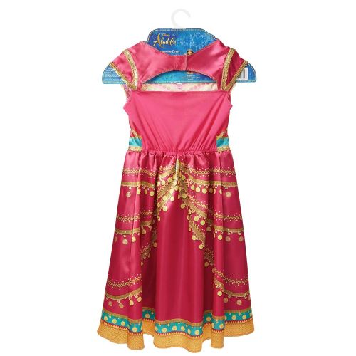  Aladdin Disney Jasmine Dress Costume Pink Fuchsia Outfit