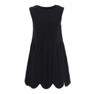 Alaia Mermaid short black jersey dress