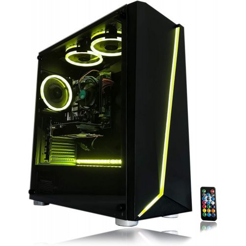  [아마존베스트]Gaming PC Desktop Computer by Alarco Intel i5 3.10GHz,8GB Ram,1TB Hard Drive,Windows 10 pro,WiFi Ready,Video Card Nvidia GTX 650 1GB, 3 RGB Fans with Remote