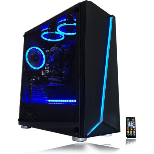  [아마존베스트]Gaming PC Desktop Computer by Alarco Intel i5 3.10GHz,8GB Ram,1TB Hard Drive,Windows 10 pro,WiFi Ready,Video Card Nvidia GTX 650 1GB, 3 RGB Fans with Remote